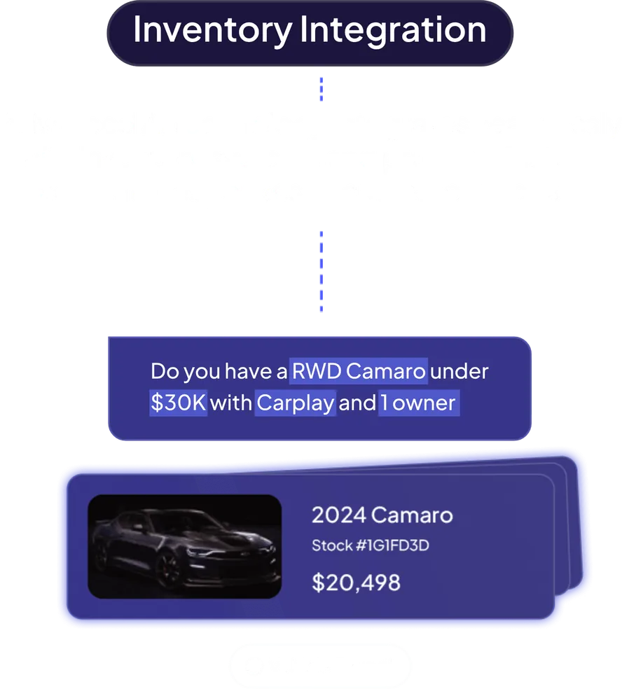 AI Chat inventory integration example